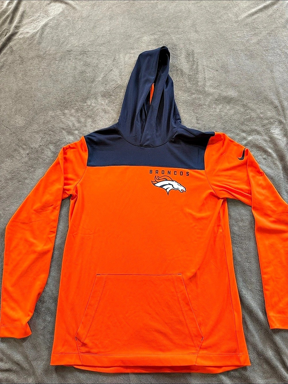 Nike Denver Broncos Nike NFL Team Apparel hoodie NFL Team Apparel Hoodie Orange